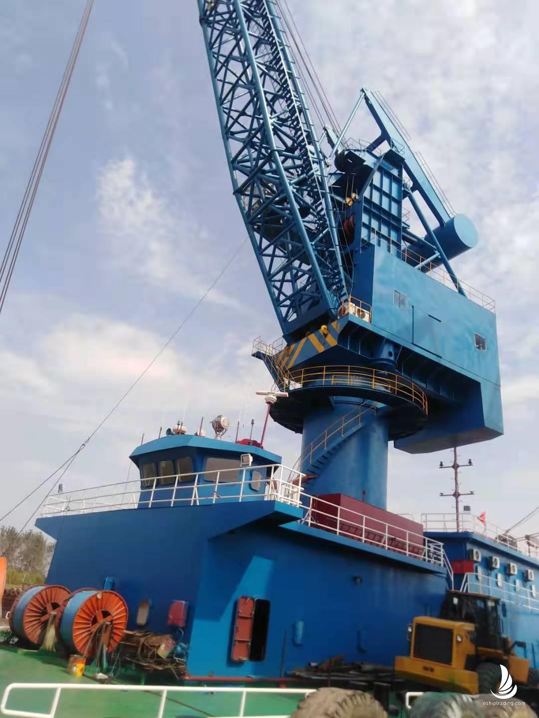 60 T Crane Barge For Sale