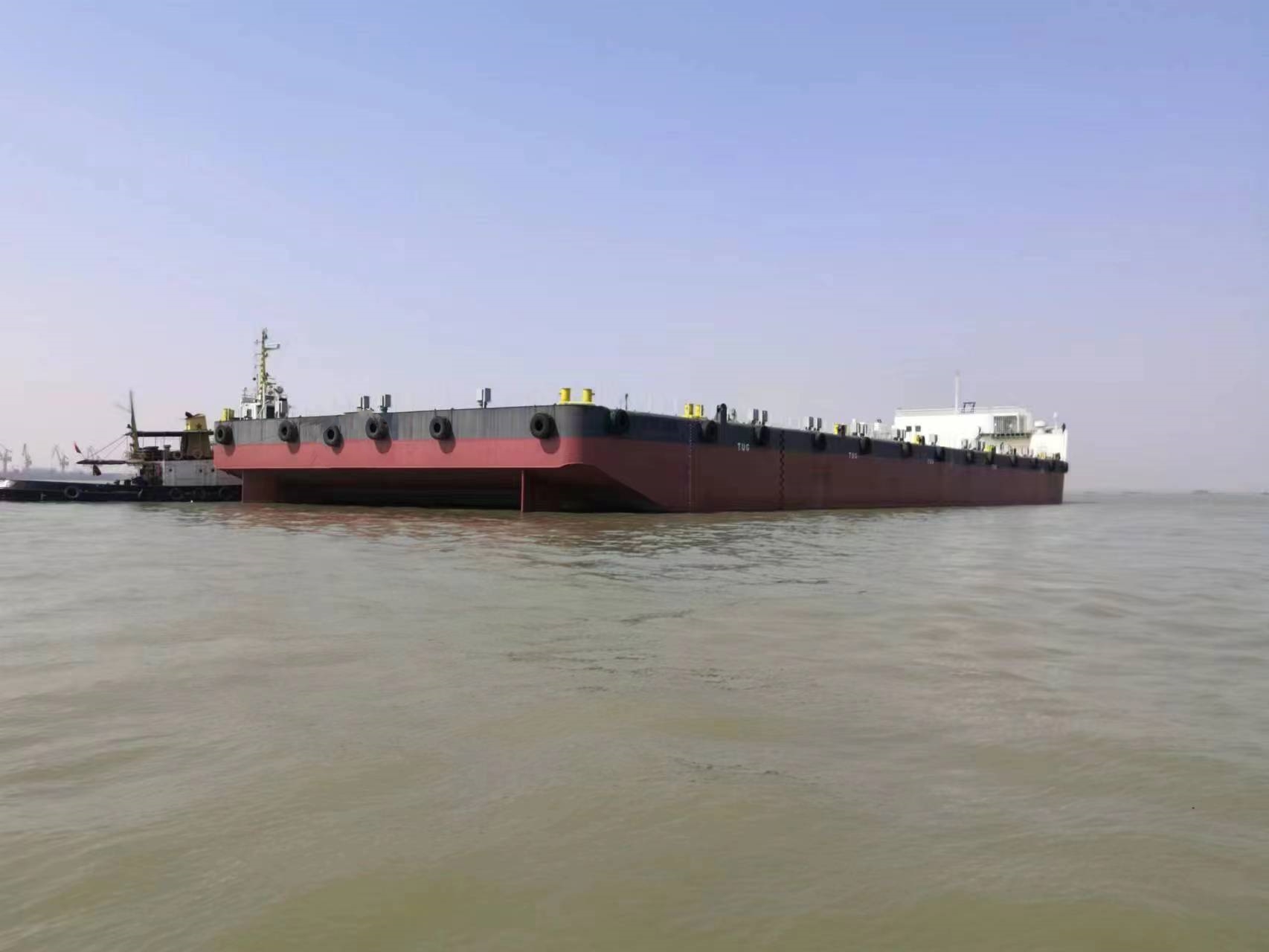 15000 T Non-self-propelled deck barge For Sale