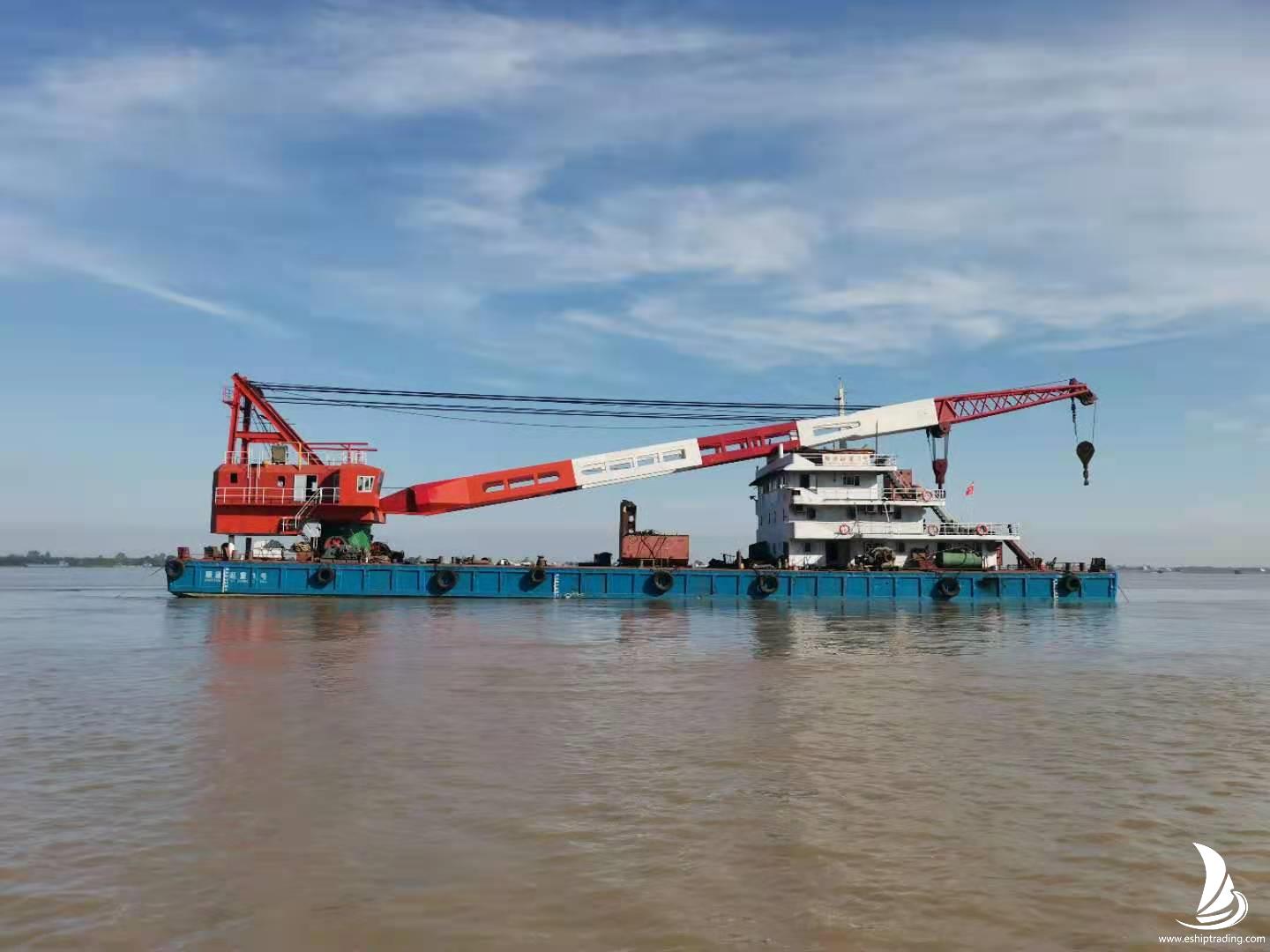 150 T Fully Revolving Floating Crane For Sale