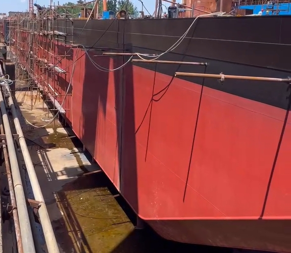 310 FT Non-self-propelled deck barge For Sale