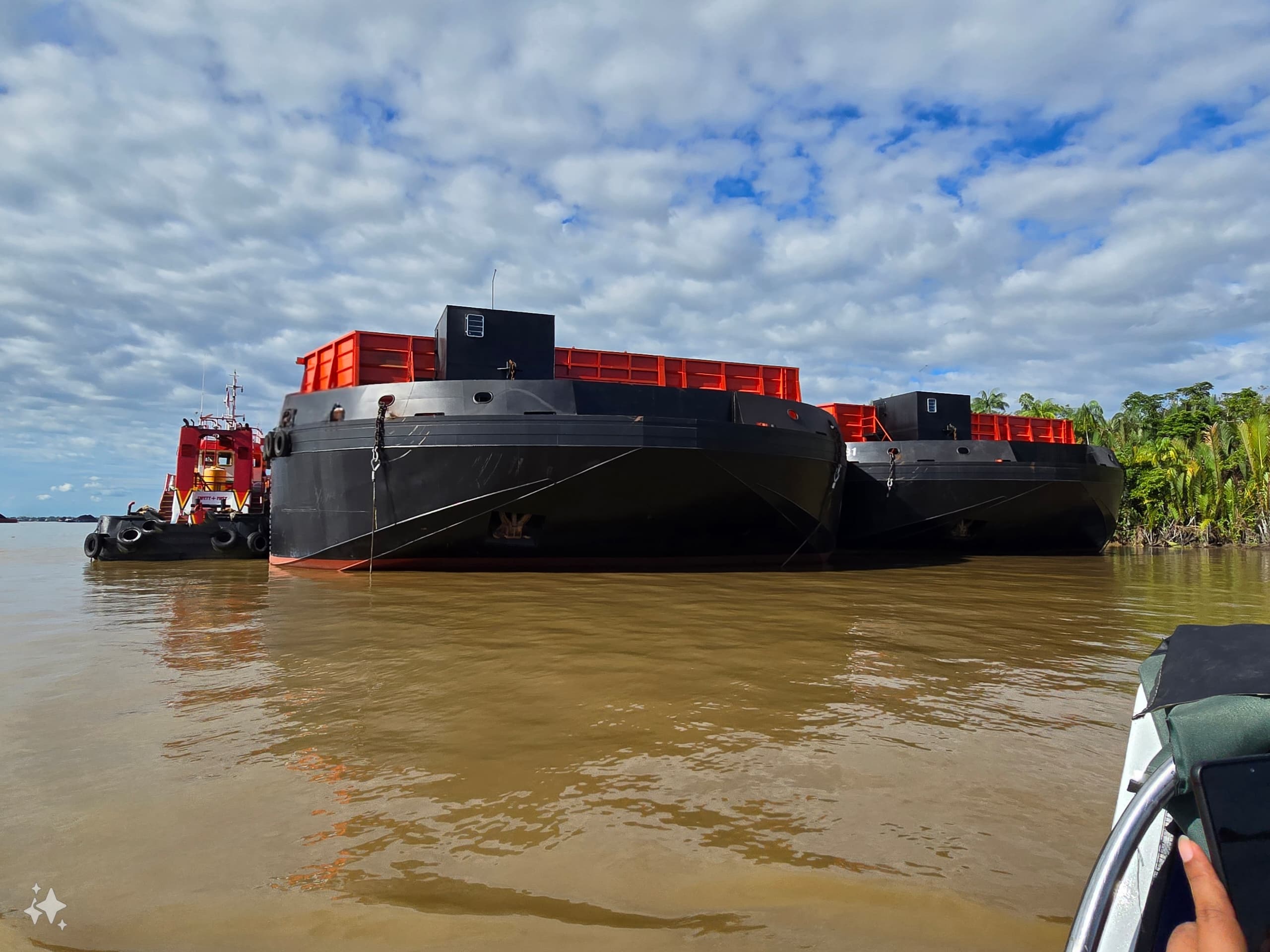 330 FT Non-self-propelled deck barge For Sale