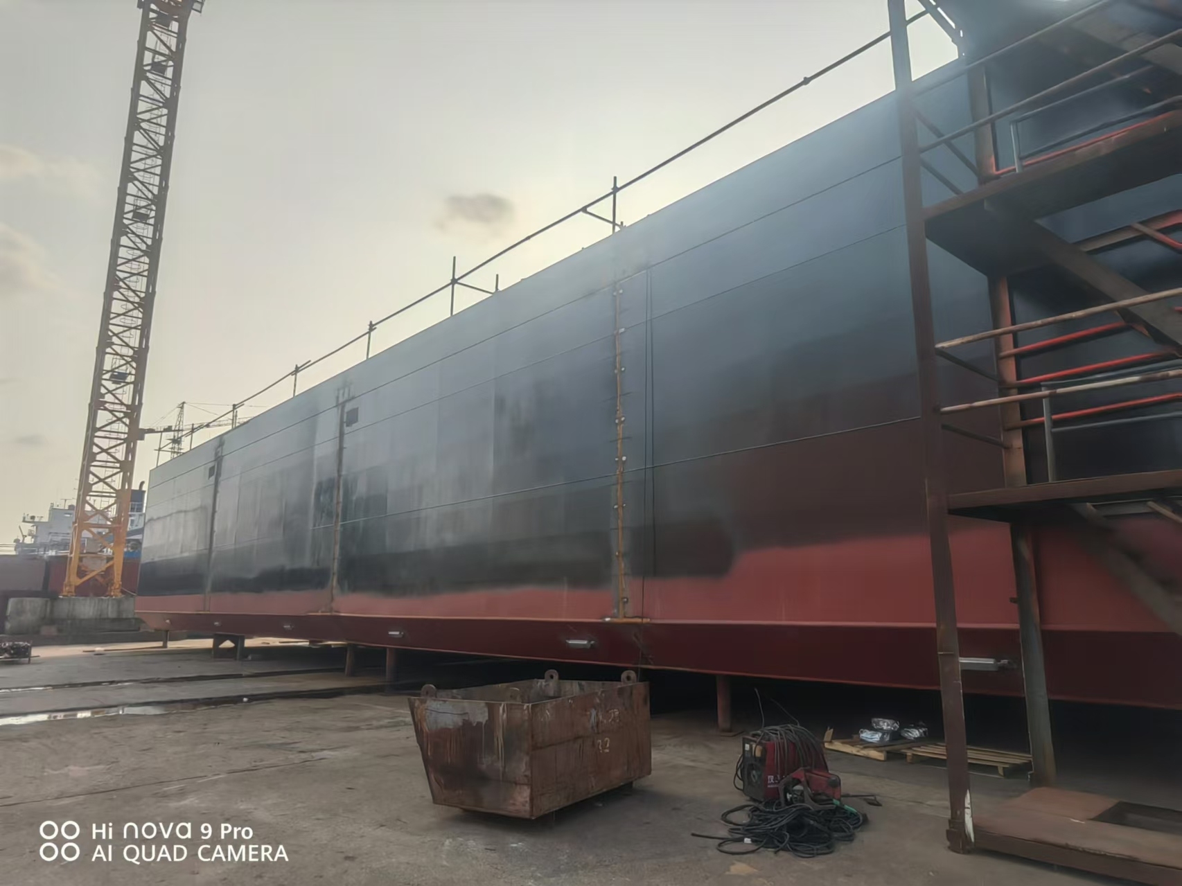 310FT Non-self-propelled deck barge For Sale