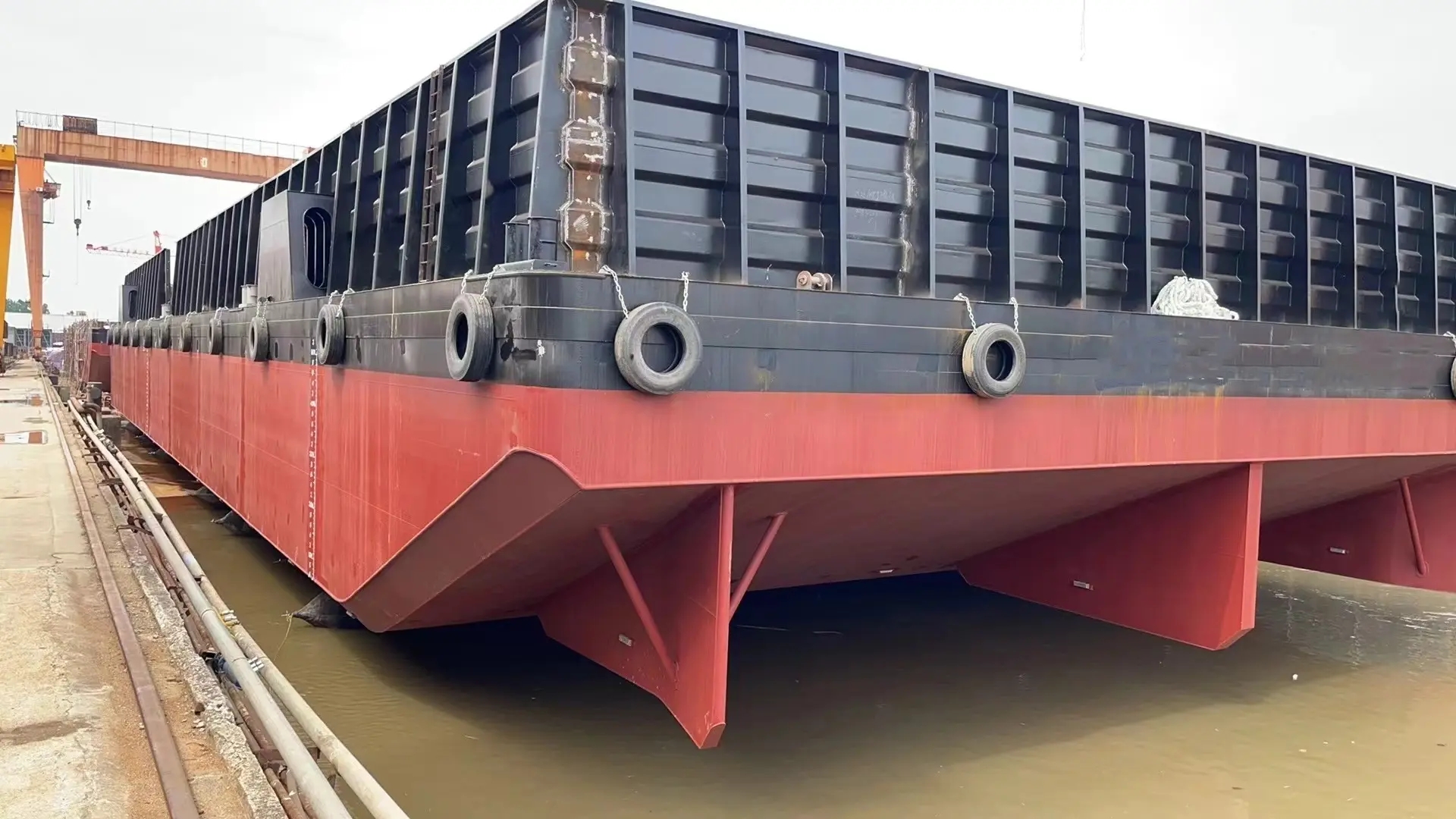 310FT Non-self-propelled deck barge For Sale