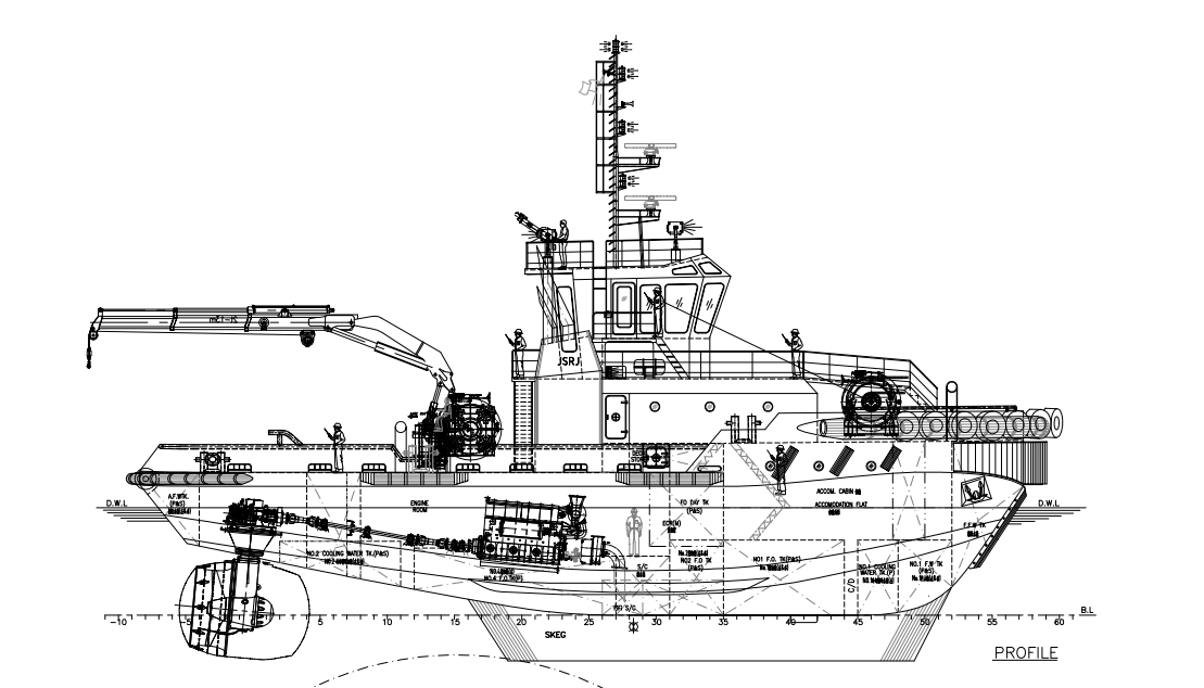 5160 PS Harbor Tug For Sale